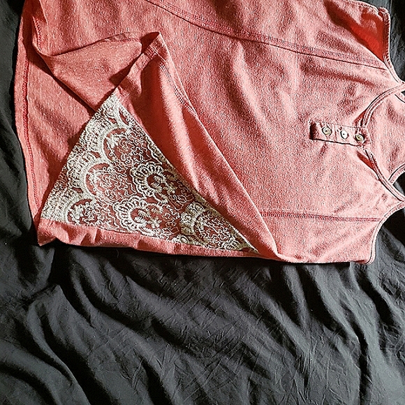 nwot pink lace tank top - Picture 4 of 6